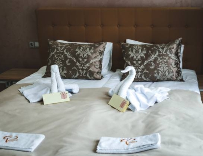 Номер улучшенный с 1 двуспальной кроватью (с пансионом) - Санаторий «Рассвет» Бердск