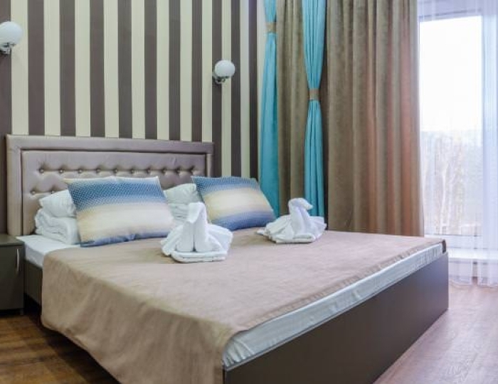 Номер улучшенный с 1 двуспальной кроватью (с пансионом) - Санаторий «Рассвет» Бердск