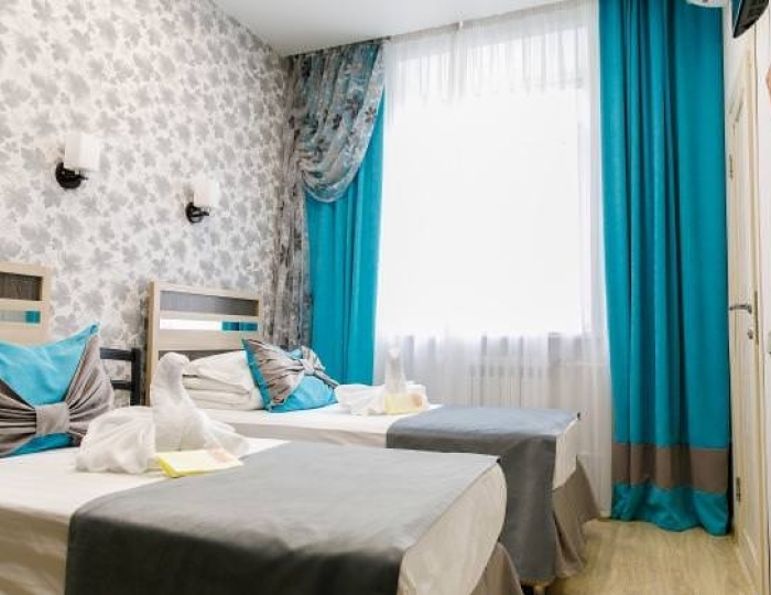 Номер стандарт эконом с 2 односпальными кроватями (с пансионом) - Санаторий «Рассвет» Бердск